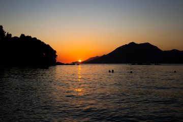 Sunset in Zuljana, Peljesac peninsula - Croatia