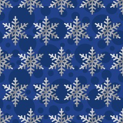 Luxury Elegant Merry Christmas and happy new year seamless pattern