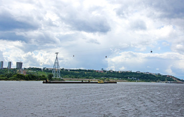 Cable car in Nizhny Novgorod