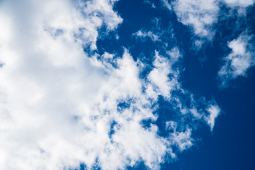 Background image of blue sky with clouds