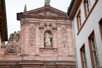 Fototapeta na wymiar Jesuit Church in Heidelberg