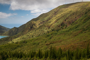 Country around Lagoa do Fogo, Sao Miguel