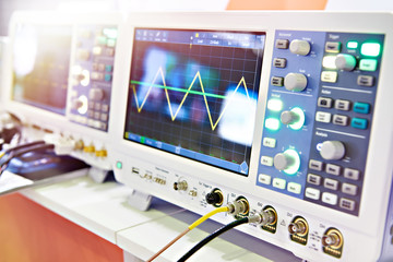 Oscilloscopes in lab