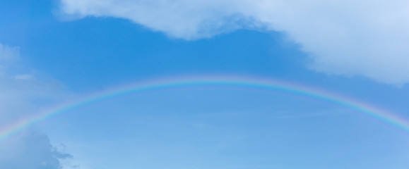 blue sky with white clouds