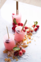 Carunda or Karonda fruit Herb Sugar salt red pepper thai sauce ice cream