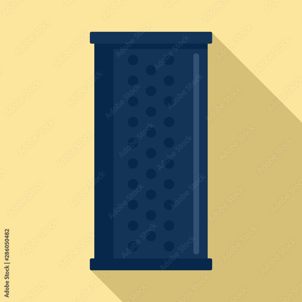 Poster smart speaker assistant icon. flat illustration of smart speaker assistant vector icon for web desig