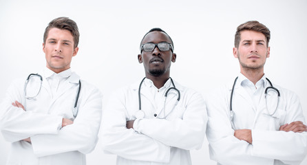 Fototapeta premium three employees of the medical center