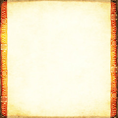 Grunge background with American Indian traditional patterns