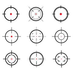 Naklejka premium set of target icon