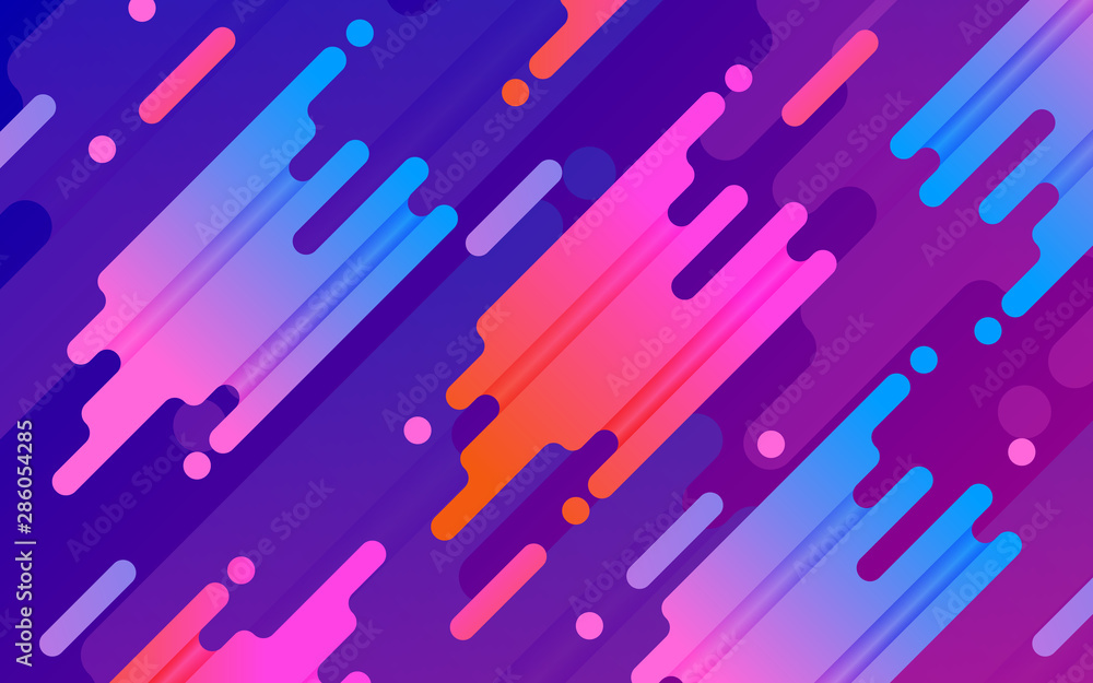 Wall mural abstract bright background with trendy gradients. design for different backgrounds.