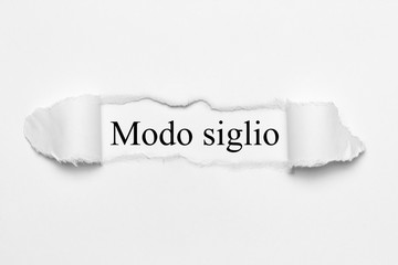 Modo siglio