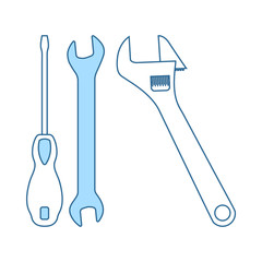 Wrench And Screwdriver Icon