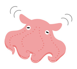 メンダコ ベクター イラスト