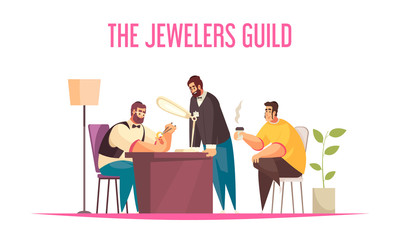 Jeweller Concept Illustration