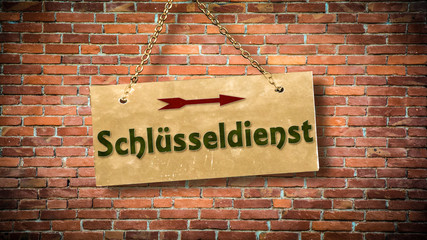 Schild 388 - Schlüsseldienst