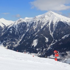Naklejka na ściany i meble Ski resort in Austria