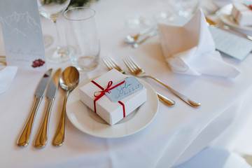 Tischdekoration Hochzeit Vintage modern