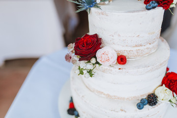 Anschnitt Hochzeitstorte Cake 