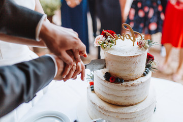 Anschnitt Hochzeitstorte Cake 