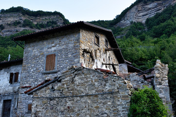 old house in the mountains