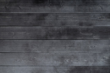 black painted wooden plank background