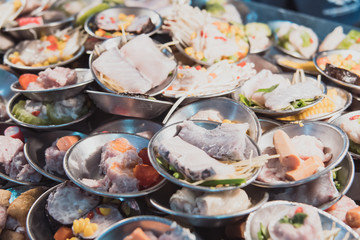 Dimsum, The oriental culture meal, are look yummy and attractive.