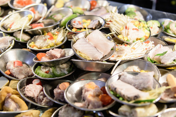 Dimsum, The oriental culture meal, are look yummy and attractive.