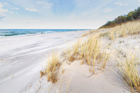 Baltic sea on the Polish coast