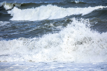 stormy ocean scenery background