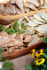 Fototapeta premium Domowe pierogi