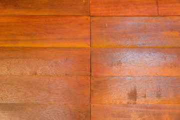 Weathered hardwood wall texture close up for background use