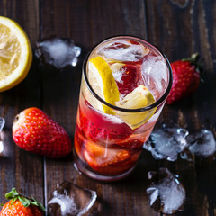 Image with strawberry drink.