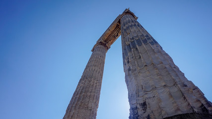 Apollon temple - Ruins of the Temple of Apollo in Didim, Turkey-