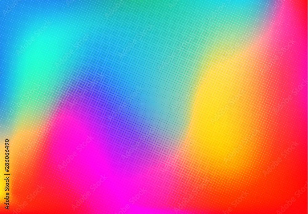 Poster background colorful halftone gradient vector background