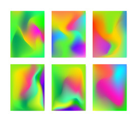 Fototapeta premium Gradients fluid poster templates background