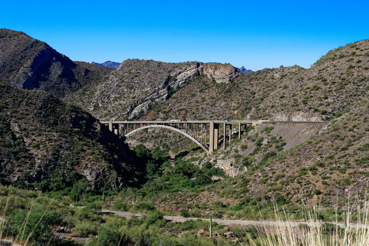 Pinto Creek Bridge along the Gila-Pinal Scenic Road, Arizona