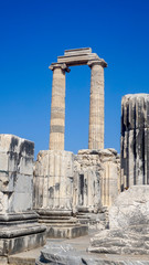 Apollon temple - Ruins of the Temple of Apollo in Didim, Turkey-
