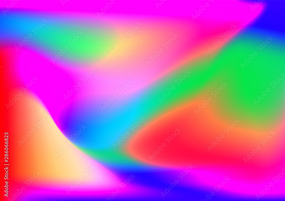 Leinwandbilder abstract fluid colorful wave gradient background design vector