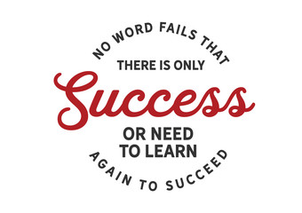 Success Philosophy: Failure is Learning, Not the End (Red/black Vibe)