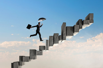 Success ladder in the sky