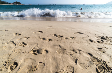 Beaches and footprints