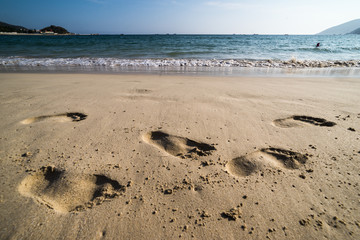 Beaches and footprints