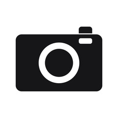 Photo camera vector icon isolated