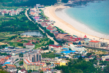 Laoshan Yangkou Scenic Area overlooks Qingdao