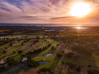 Aerial Photo Golf Course