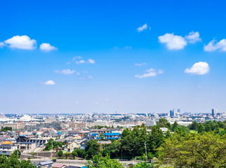 郊外の住宅地　東京