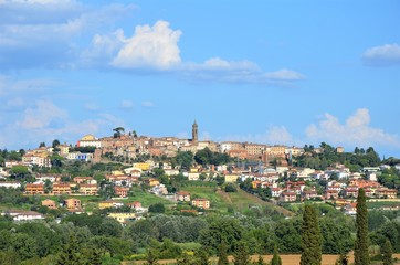 Fototapeta na wymiar village peccioli tuscany italy