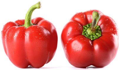 sweet pepper, paprika isolated