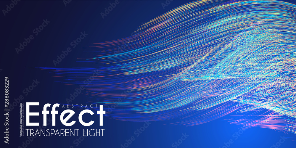 Wall mural motion backgound. magic color amd light effect design template. shining depth space.