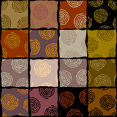 Vector ethnic tribal pattern. Seamless art image.